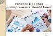 Grant Barra - Finance tips that entrepreneurs should know