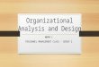 Organizational Analysis In Personnel Management