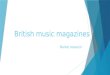 British Music Magazines Research