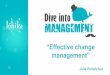 «Effective Change Management» by Julia Polishchuk