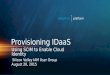 Provisioning IDaaS - Using SCIM to Enable Cloud Identity