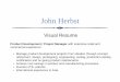 John herbst resume visual 2016