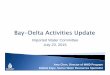 Bay-Delta Activities Update