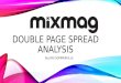 Mixmag' double page spread analysis