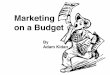 Marketing on a Budget, by Adam Kidan