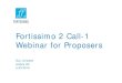 Fortissimo 2 - Open Call Webinar