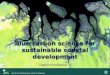 Blue carbon science for sustainable coastal development