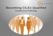 Traditional Route to CILEx Qualification 2016