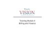Billing and finance lis training