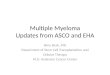 Multiple Myeloma Updates