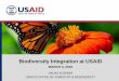 Dr Leslie Johnston and Dr Hadas Kushnir, U.S. Agency for International Development – Mainstreaming biodiversity in USAID strategies