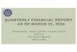 Item #11   2nd Quarterly Financial Report 3-31-16