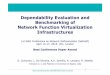 Dependability Evaluation and Benchmarking of Network Function Virtualization Infrastructures