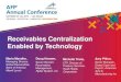Receivables Centralization Enabled by Technology