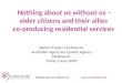Co production with older people in residential aged care final