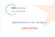2016 ima europe award applications - category innovation