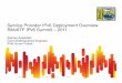 Service Provider IPv6 Deployment Overview RMv6TF IPv6 Summit 