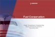Fuel Conservation