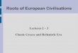 Roots of European Civilisations