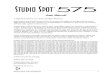 Studio Spot 575 User Manual