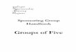 Sponsoring Group Handbook - Groups of Five