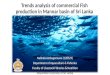 Trend analysis of commercial fish production in Mannar basin
