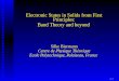 Electronic States in Solids from First Principles: Band Theory and 