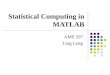 Lecture 10, Matlab, April 7