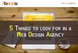 5 Things to Look for in a Web Design Agency