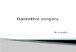 Operative surgery appendix