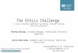 Values Exchange and the Ethics Challenge