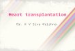 Cardiac transplantation