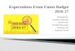 Expectations from union budget 2016 17