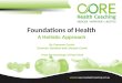 Foundations of health