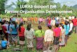LURAS support for Farmer Organisations