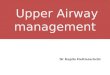 Upper airway management