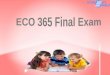 ECO 365 - Studentehelp | ECO 365 Final Exam | ECO 365 final exam 2016