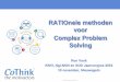 RATIOnele methoden voor Complex Problem Solving