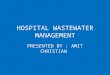Hospital wastewater management