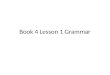 DLI BOOK 04 Lesson 1 Grammar