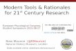 Modern Tools & Rationales  for 21st Century Research
