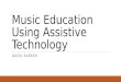 Adaptive music education