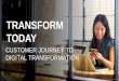 Transform Today, Thrive Tomorrow: a Data Strategy for Digital Transformation