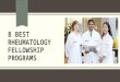 8 best rheumatology fellowship programs