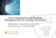 Your organization and Big Data: Managing, access, privacy, & security