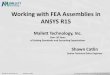 Working with FEA Assemblies in ANSYS R15