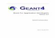 Geant4 User's Guide for Application Developers