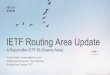 IETF Routing Area Update(PDF)