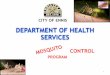 Mosquito Control 2014 Website PPT