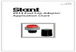 2014 Fuel Cap Adapter Application Chart - Stant